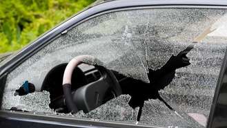 Broken Car Window