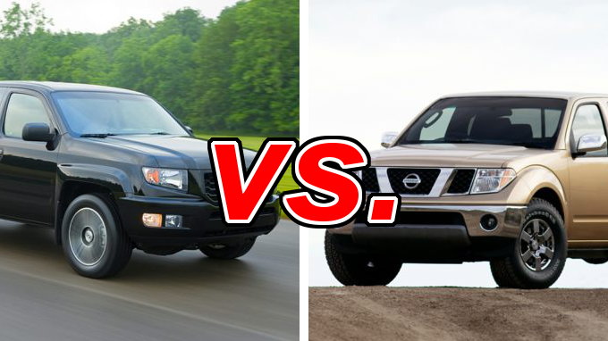 Honda ridgeline vs. nissan frontier comparison #3