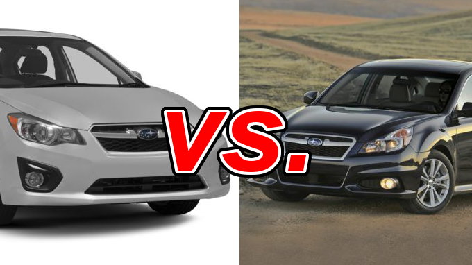 Subaru Impreza vs Subaru Legacy CarsDirect