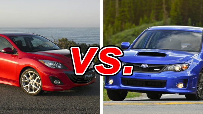 Mazda MAZDASPEED3 vs. Subaru Impreza WRX CarsDirect