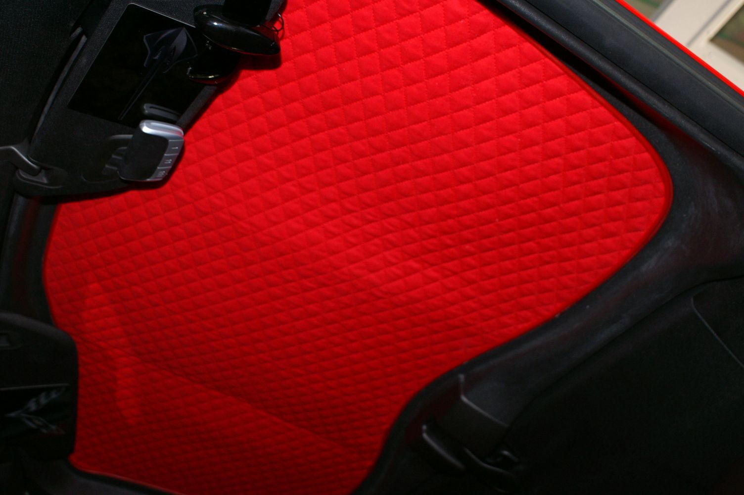 Teaser Pics....DIY quilted headliner