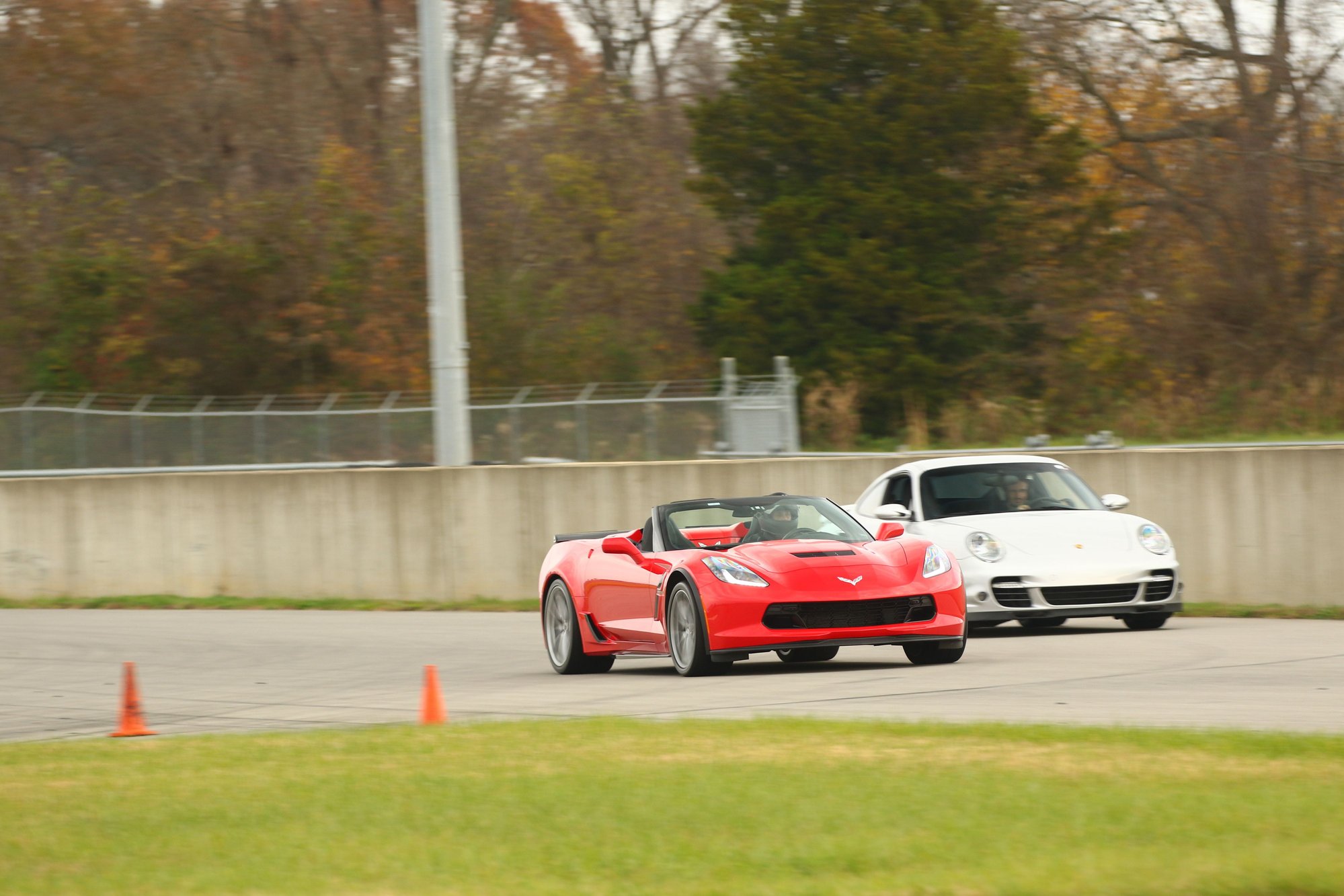 Convertibles are more dun on the track � and everywhere else too. 