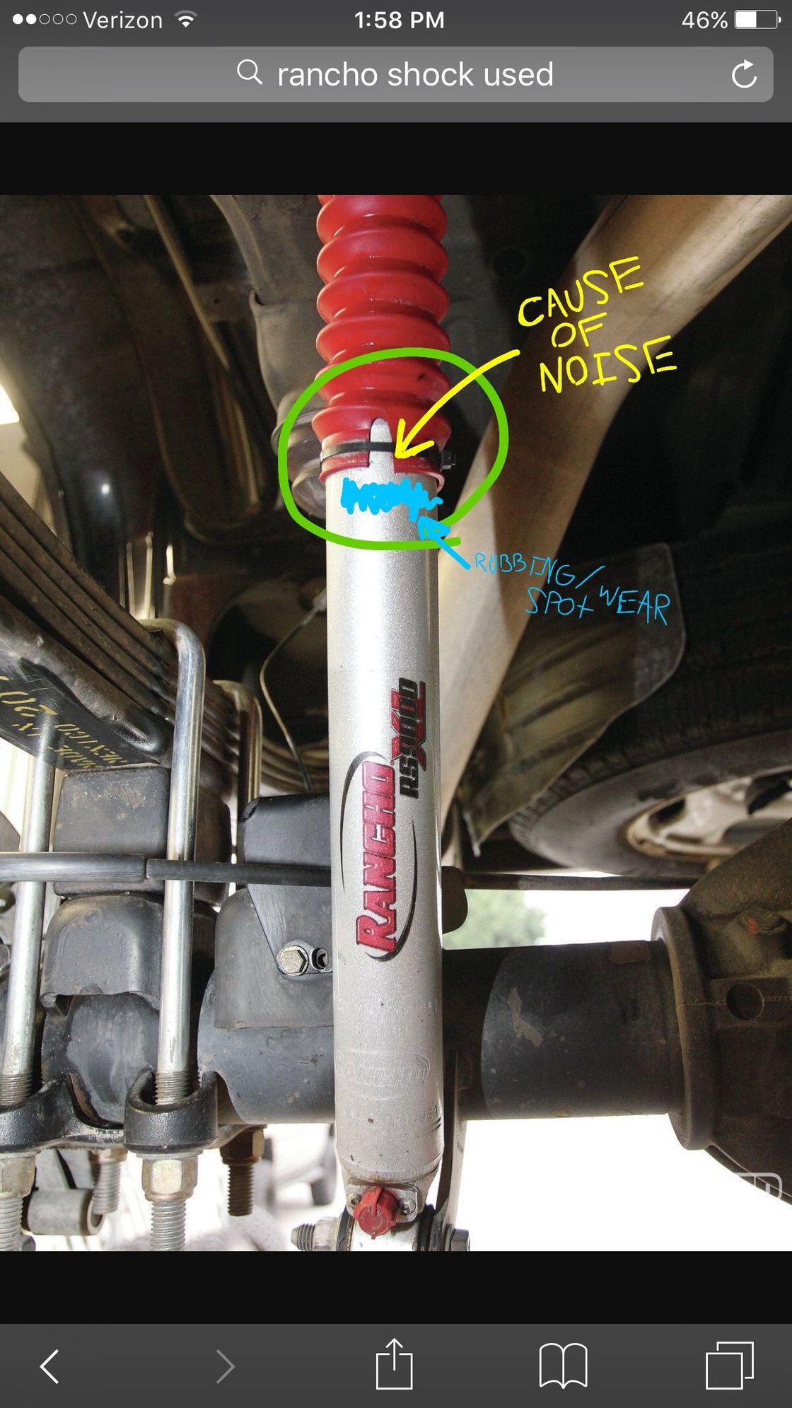 Rear end suspension squeaking noise problem found!!! Ford F150 Forum