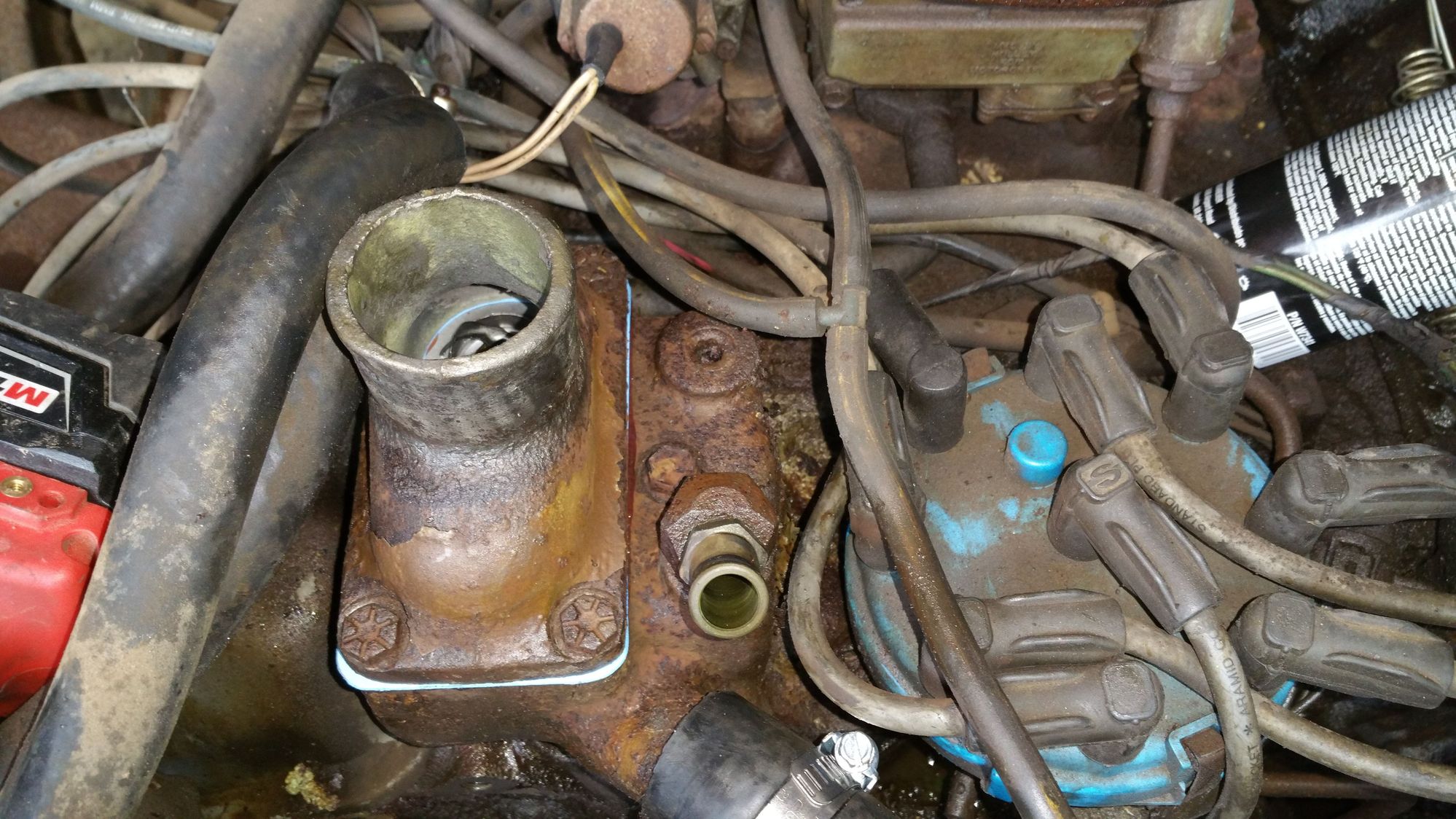 Ford 370 V8 Engine Thermostat Housing - Page 2