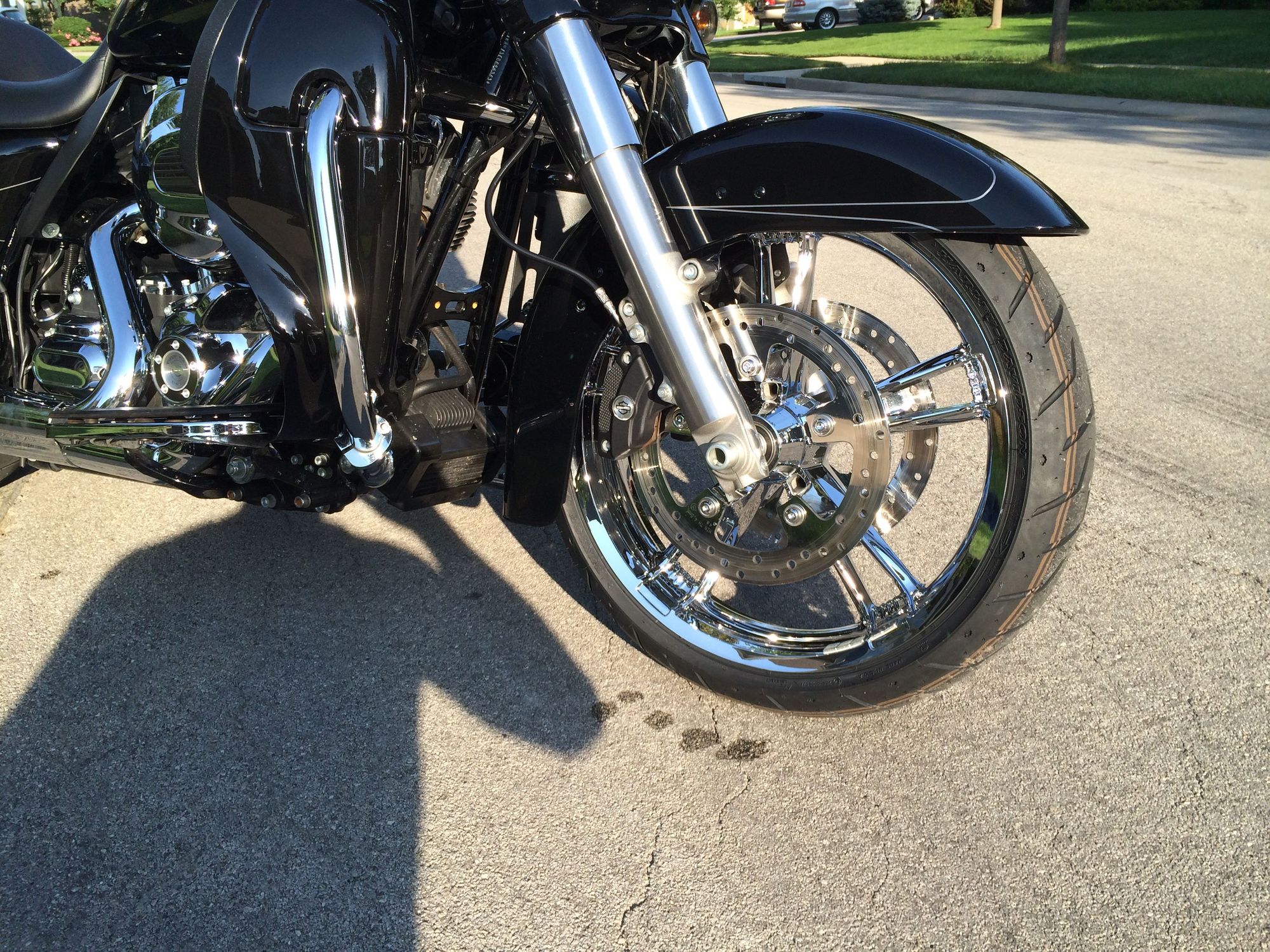 Chrome Enforcer wheel picture Harley Davidson Forums