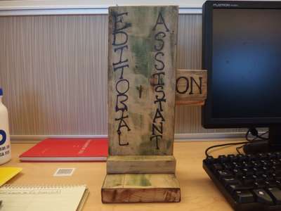 editorial assistant sign