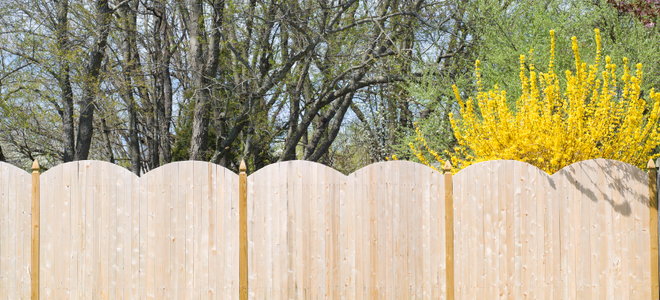 Besides wood fence panels, there are also vinyl fence panels that start around $
