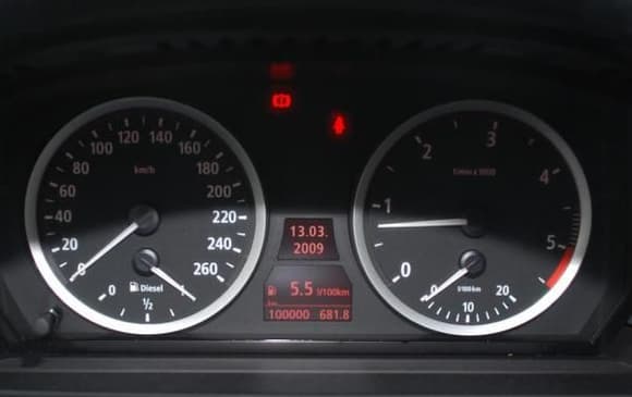 100.000km on Friday the 13th.... :)