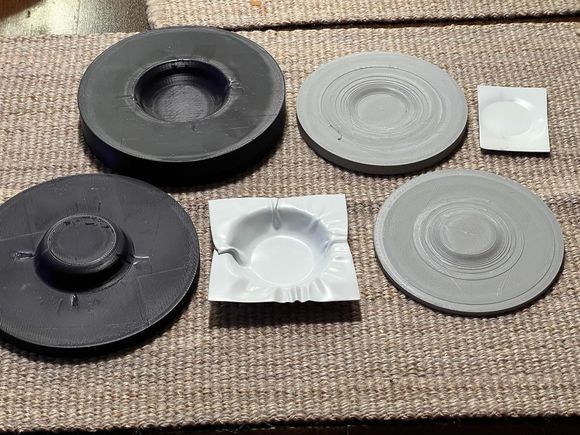3D printed some press dies to form heat shield patches