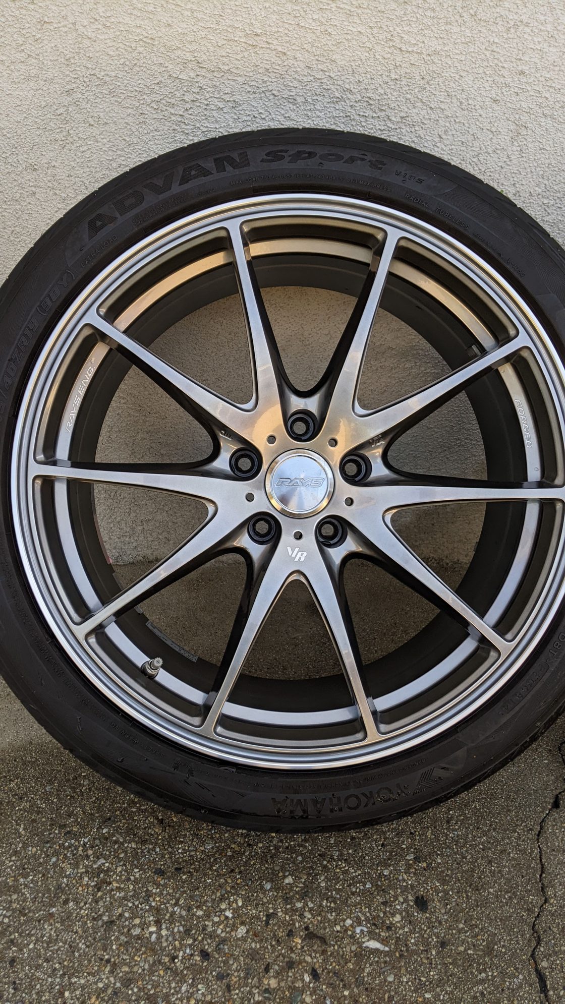 Wheels and Tires/Axles - FS: Volk Racing G25 Prism Dark Silver - 19X8.5, 5x114.3, 35mm Offset - Used - 0  All Models - Los Angeles, CA 90501, United States