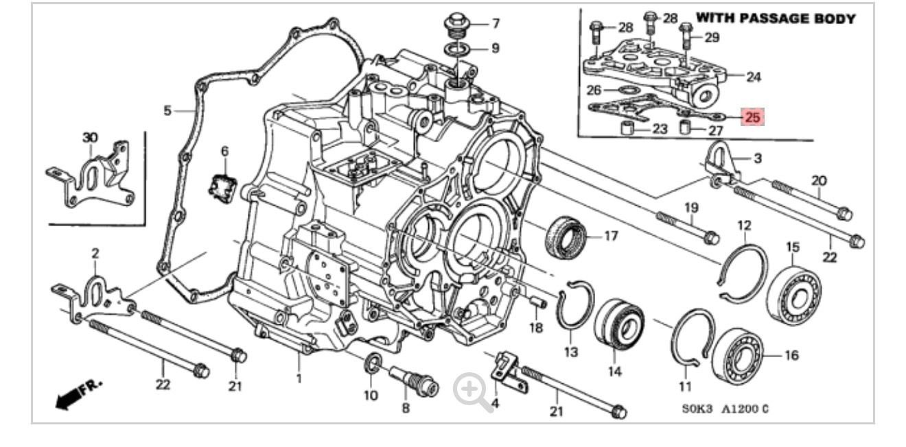 Passage Body Gasket #25 