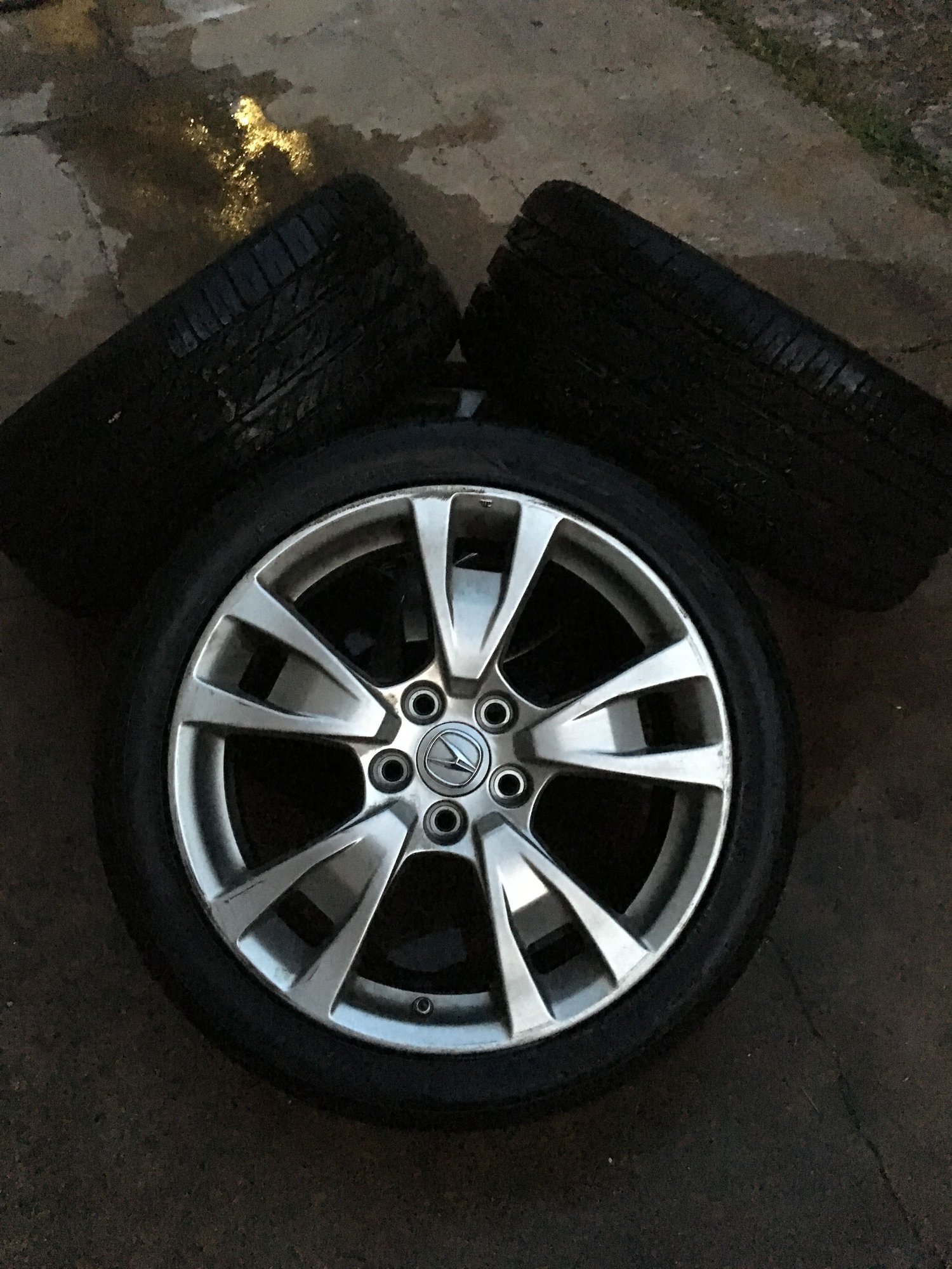 Wheels and Tires/Axles - CLOSED: Acura TL wheels SH-awd 19 inch with semi new tires 5X120 - Used - 2009 to 2014 Acura TL - Houston, TX 77023, United States