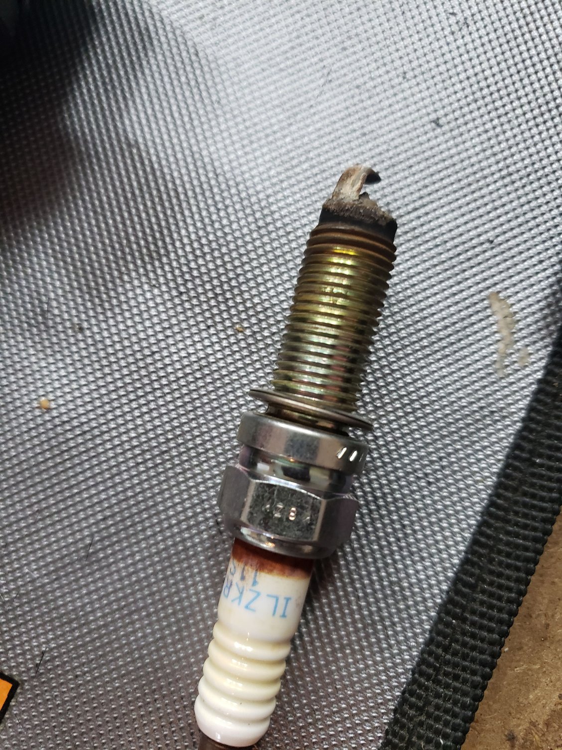 Burnt ceramic on spark plugs - 2014 Accord Sport