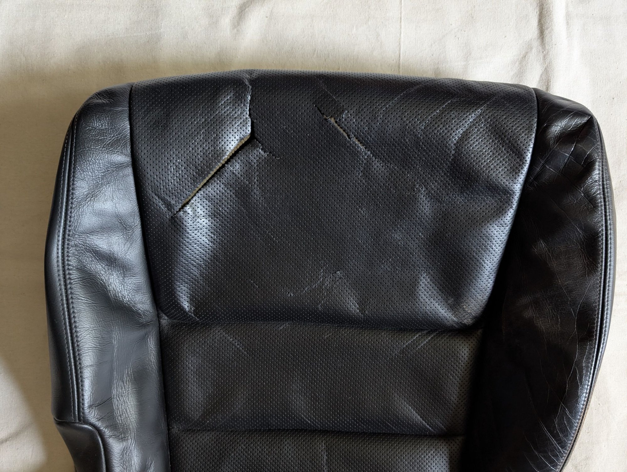Interior/Upholstery - Free + Shipping Original OE Torn 2006 Acura TL Passenger Front Seat Cover Ebony Black - Used - 2004 to 2008 Acura TL - Willow Grove, PA 19090, United States