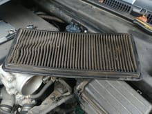 Next, changed out the Intake and Cabin Air Filters! That thing was nasty!
