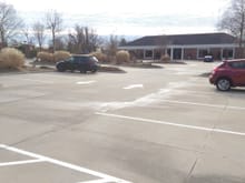 Parking lot a little empty here on Christmas Eve...