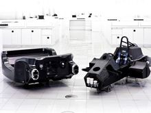 MP4-12C / 650 CF chassis with the 1st F1 car with a CF chassis MP4/1