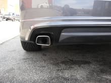 Custom Extended/Polished Exhaust | Custom Painted Rear Aspec