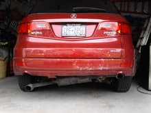 rear ended in my old RDX summer 2009