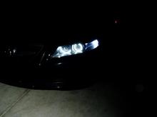 Halos w Swithbacks and Blacked out Headlights