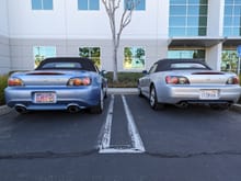 I had a chance to tour the 'secret' Honda museum in Torrance over the weekend. Dave, the curator, also has an S2000 and invited me to park next to him. 