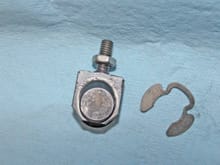 Worn eyebolt and pin, you can replace just the eyebolt if the pin is not badly worn but the pin is typically worn too. 