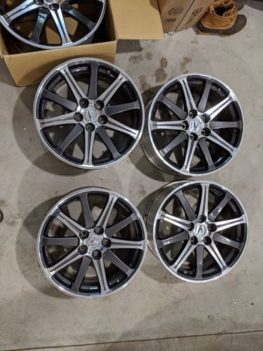 Wheels and Tires/Axles - SOLD: OEM TL Wheels w/TPMS 5X120 - Used - 2009 to 2014 Acura TL - 2010 to 2014 Acura ZDX - 2007 to 2013 Acura MDX - 2000 to 2019 Honda Pilot - 2000 to 2019 Honda Ridgeline - Canton, OH 44612, United States