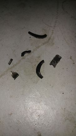 The rest of the metal pieces found