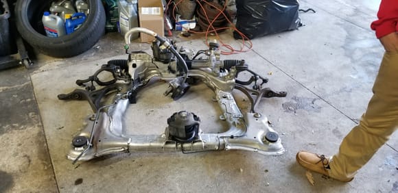 Subframe cleaned up