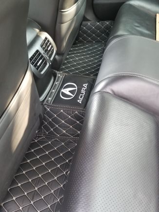 Rear seat floor insert.