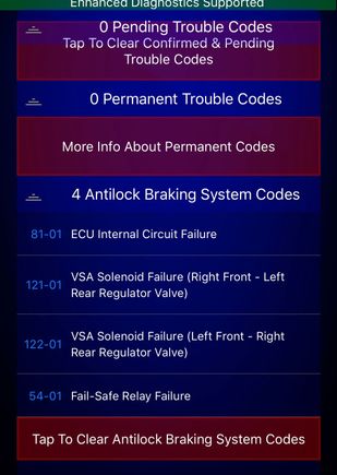 Can someone help me with these codes 2010 TSX 
ABS VSA and brake light on
