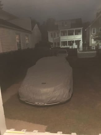 My cheapo budget car cover. 