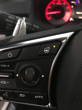 Heated steering wheel