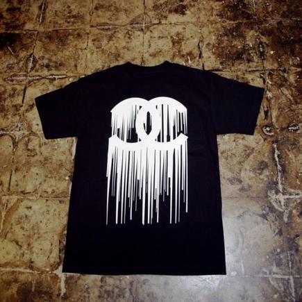 cc drip blk tee