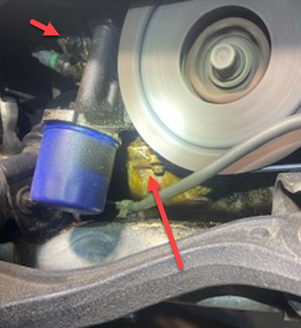 Oil leak passenger side AcuraZine Acura Enthusiast Community