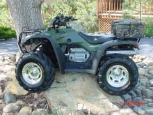 2004 Honda Rancher 4x4 AT26&quot; Dirt Devil tires mounted on ITP C-Series wheels