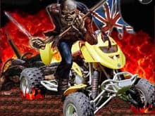 Eddie lives, and he rides a DS.  Welcome to hell BRP, Up the Irons!!!                                                                                                                                   
