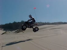 Having some fun at Winchester Bay in Oregon.                                                                                                                                                            
