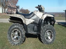 My new King Quad after the Honda. The Honda only lasted with me for 3 months now something with power!