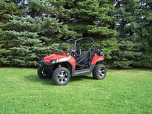 08 RZR 800, ITP SS112 wheels, 25&quot; terracross tires, Extreme snorkel kit, front and rear pre-runner bumpers, PIAA lights, spare tire carrier                                                        