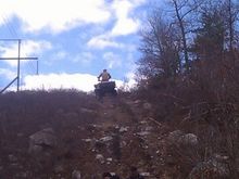 Jigga finishes the climb in style and rides off into the horizon...alone.  Nobody else attempted this climb.