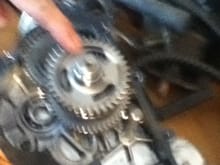 sorry it is blurry, that's the shifting cluster