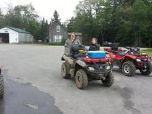 moose &amp; wife marie at moxie lake