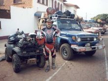 Bolivia 2002- We spent 2 days at Riberalta. Here I am getting ready to leave.                                                                                                                           