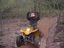 My girlfriend stuck in the mud                                                                                                                                                                          