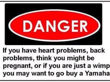 This is something everyone who doesn't own a Yamaha needs in their garage!
