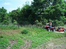 This rough cut mower is great for keeping trails in check. It will chew upa small tree                                                                                                              