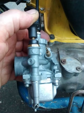 for oil injection? Just put vacuum cap?