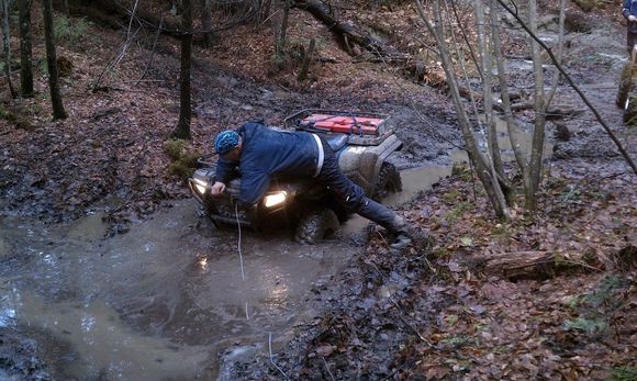 Fivespot showing us all how his winch works