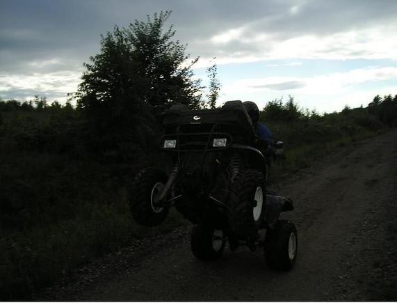 tHE TRAIL BOSS 330 WHEELIES                                                                                                                                                                             